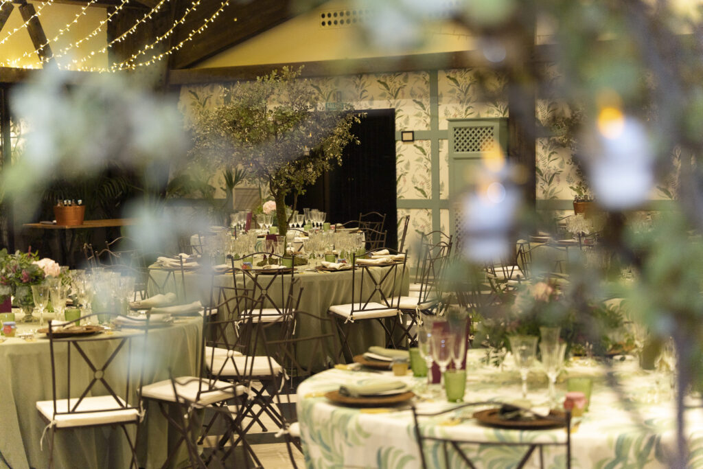 el salón de boda de Paloma