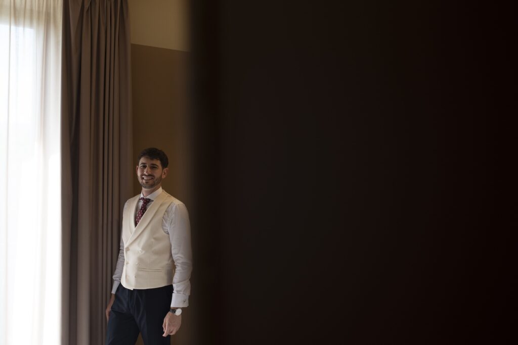 el novio vestido de OLd Jeffrey