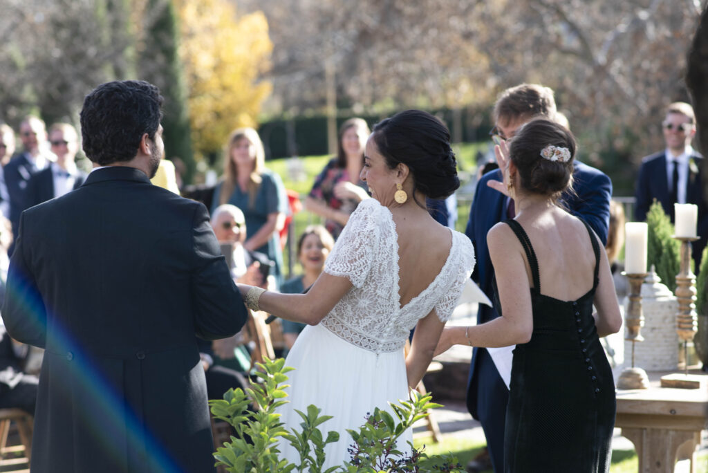 Momentos de la ceremonia