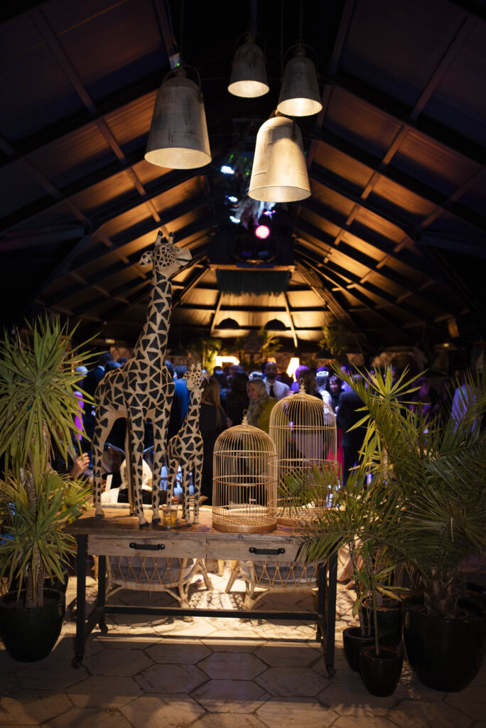 Detalle del salón discoteca