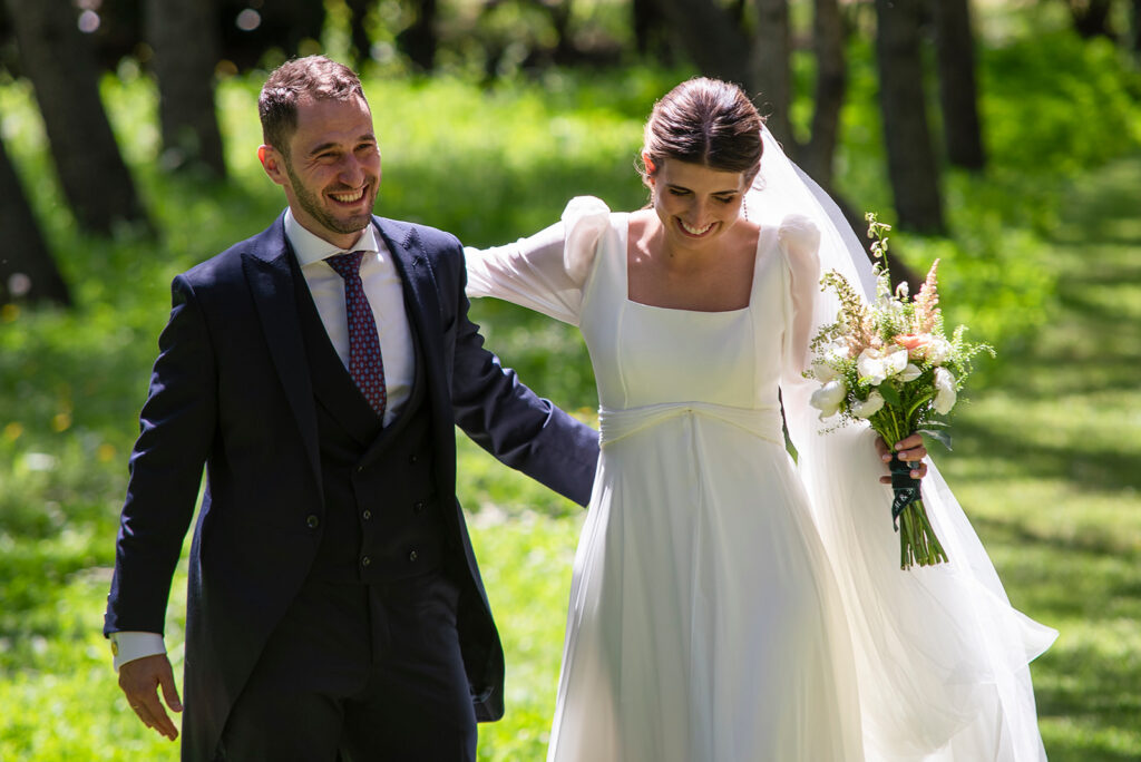 Un paseo con los novios